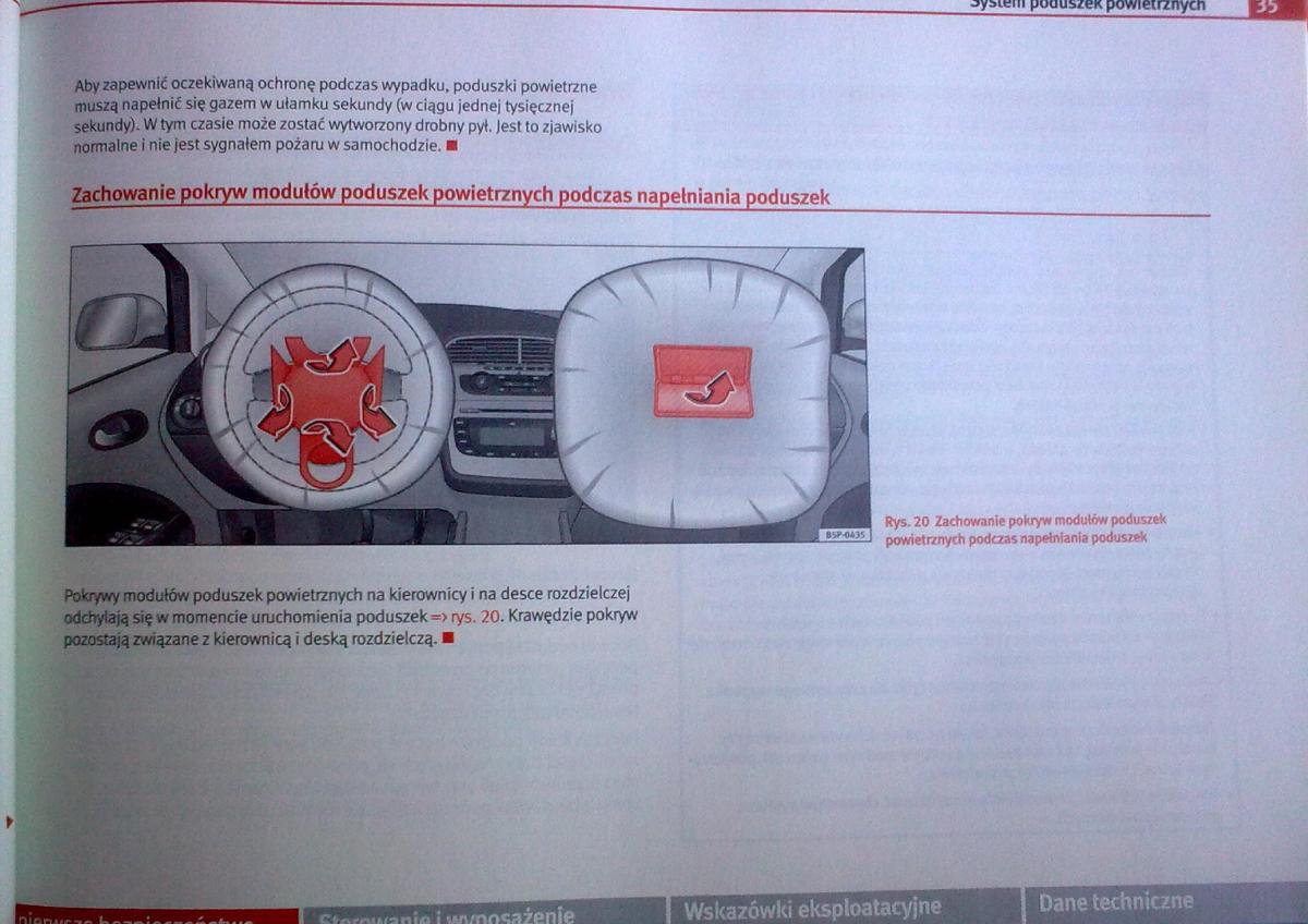 Seat Leon II 2 instrukcja obslugi / page 34