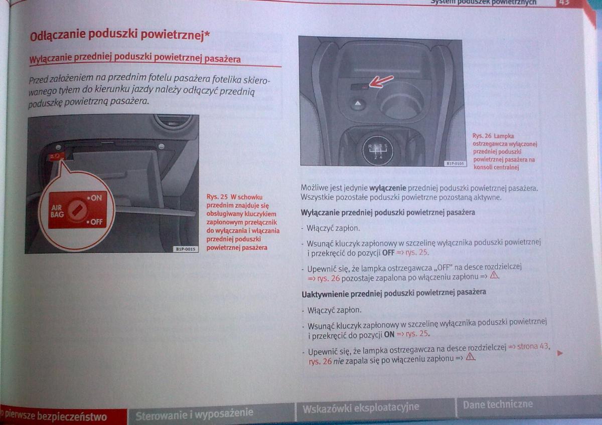 Seat Leon II 2 instrukcja obslugi / page 42