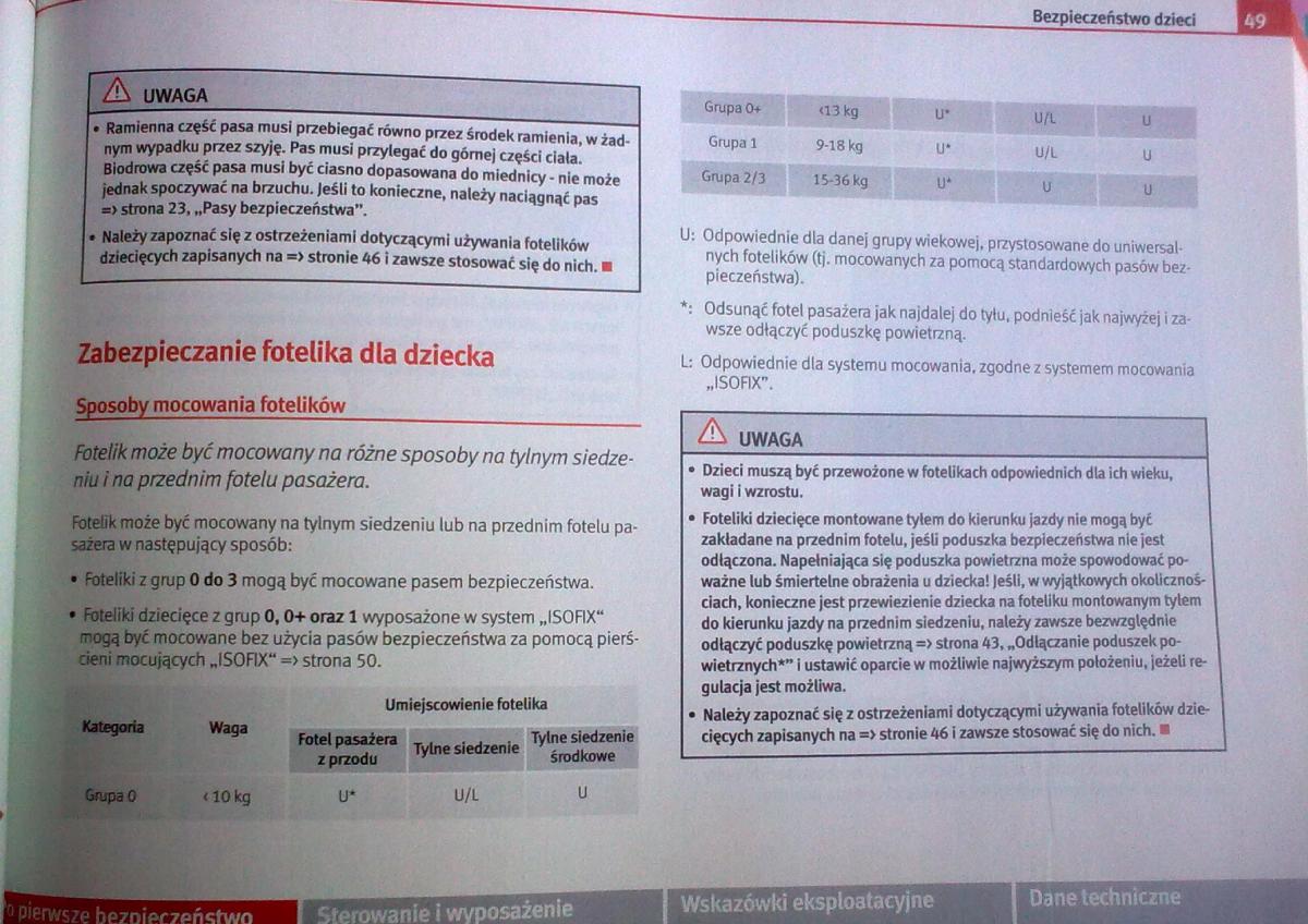 Seat Leon II 2 instrukcja obslugi / page 48