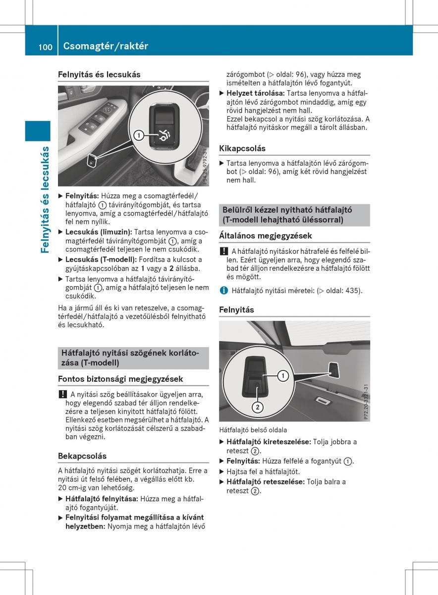 Mercedes E Class W212 Kezelesi utmutato / page 102