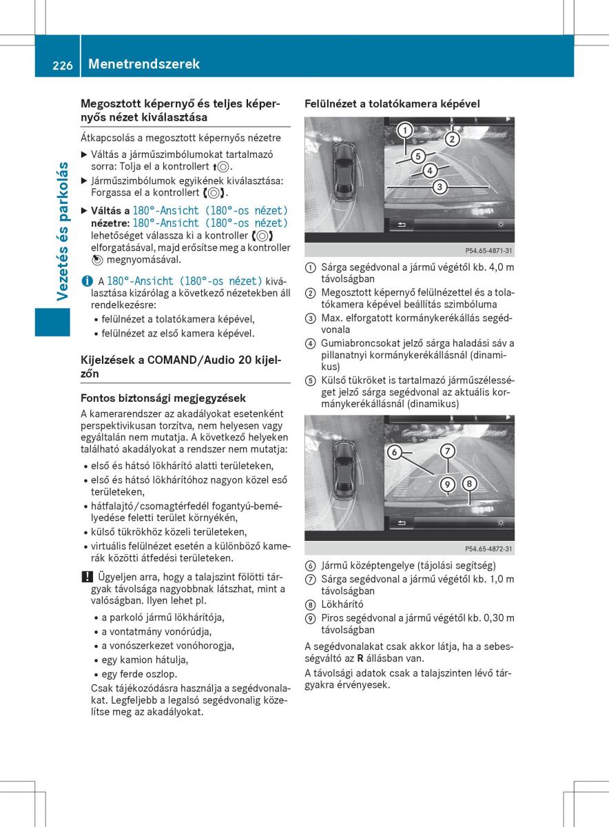 Mercedes E Class W212 Kezelesi utmutato / page 228