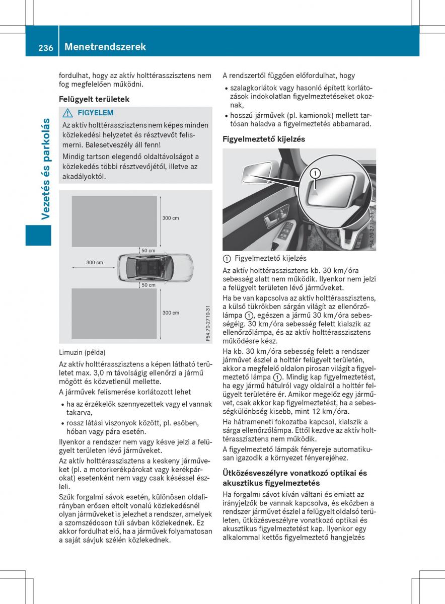 Mercedes E Class W212 Kezelesi utmutato / page 238