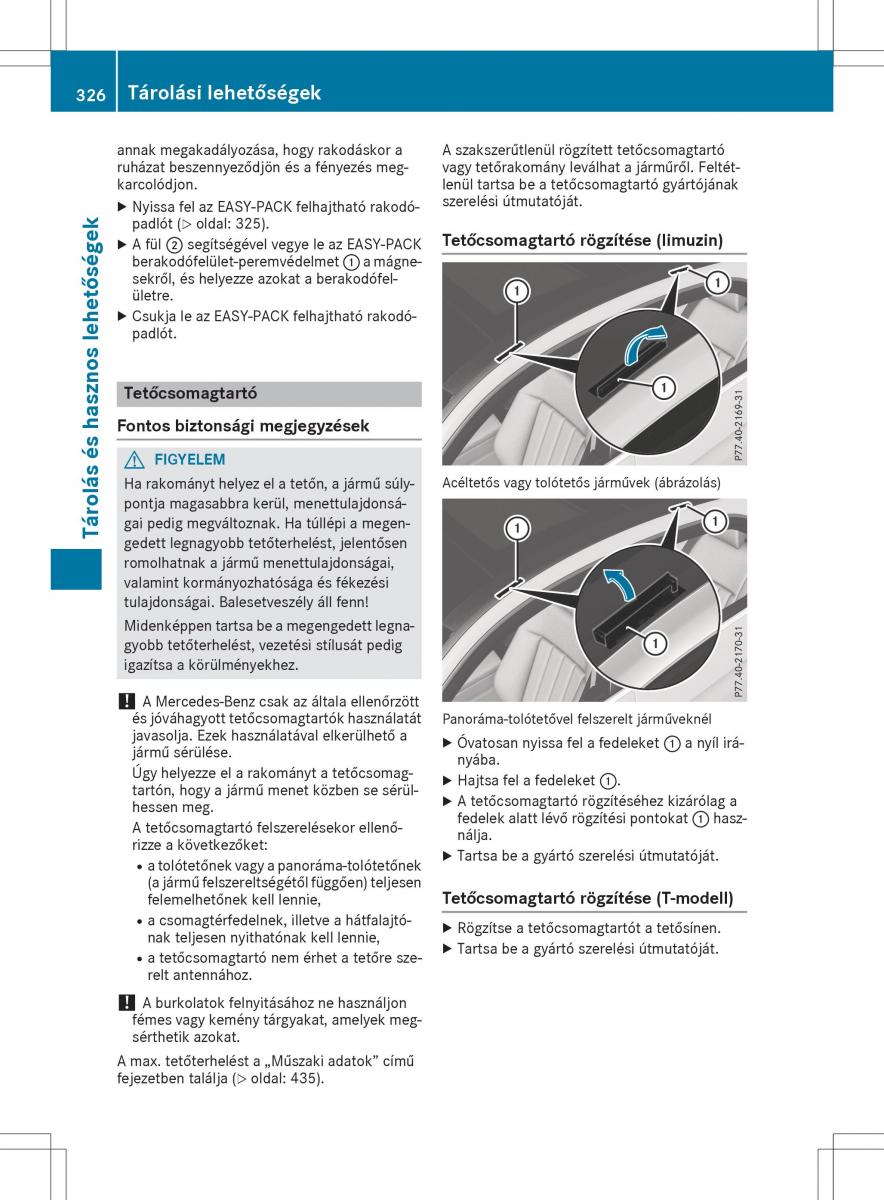 Mercedes E Class W212 Kezelesi utmutato / page 328