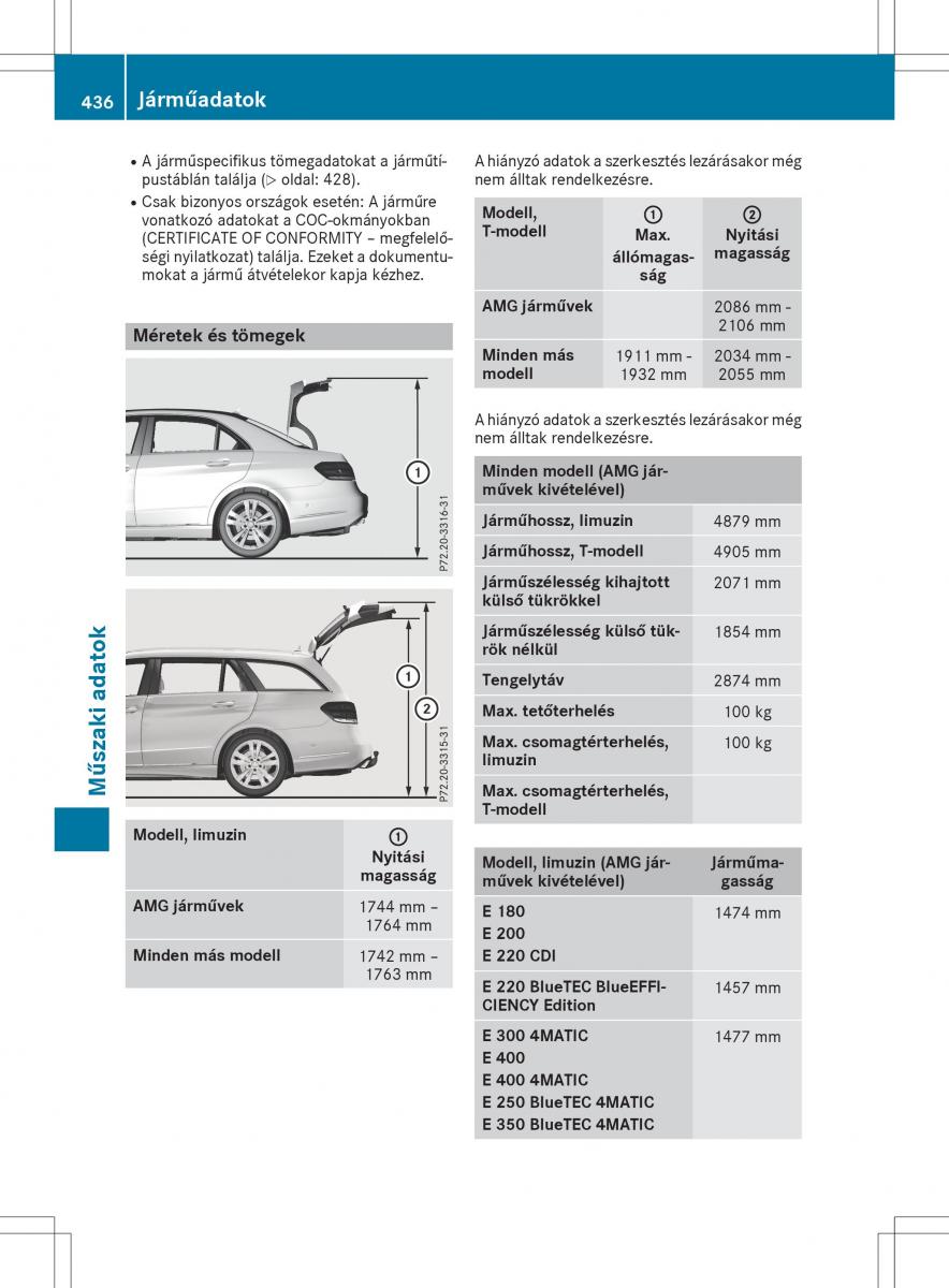 Mercedes E Class W212 Kezelesi utmutato / page 438