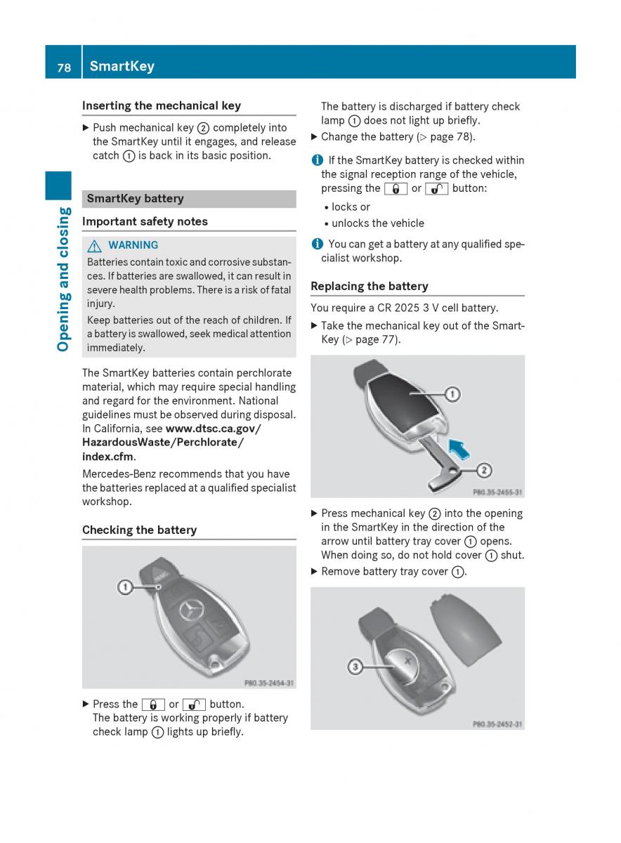 Mercedes GLA W212 X156 owners manual / page 80