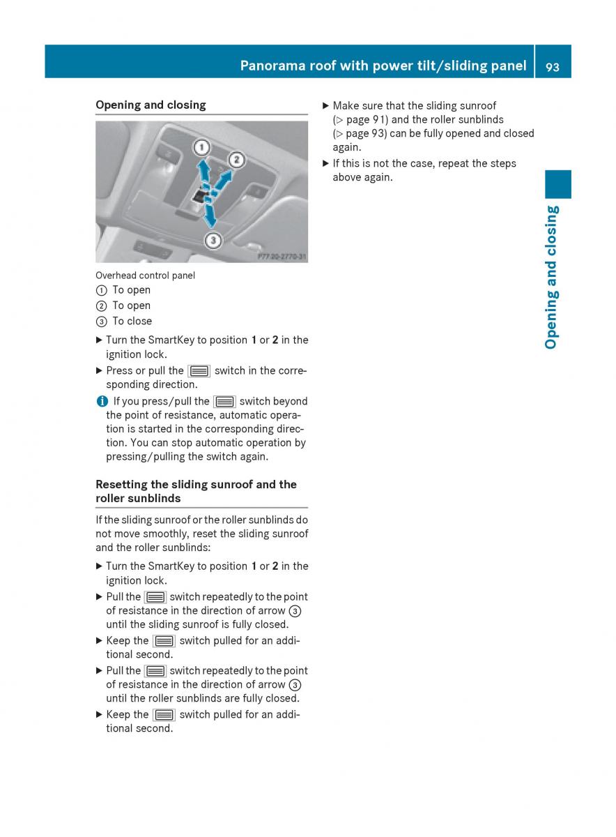 Mercedes GLA W212 X156 owners manual / page 95