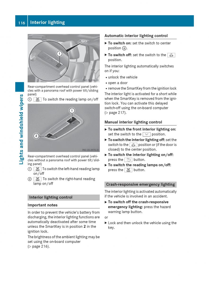 Mercedes GLA W212 X156 owners manual / page 118