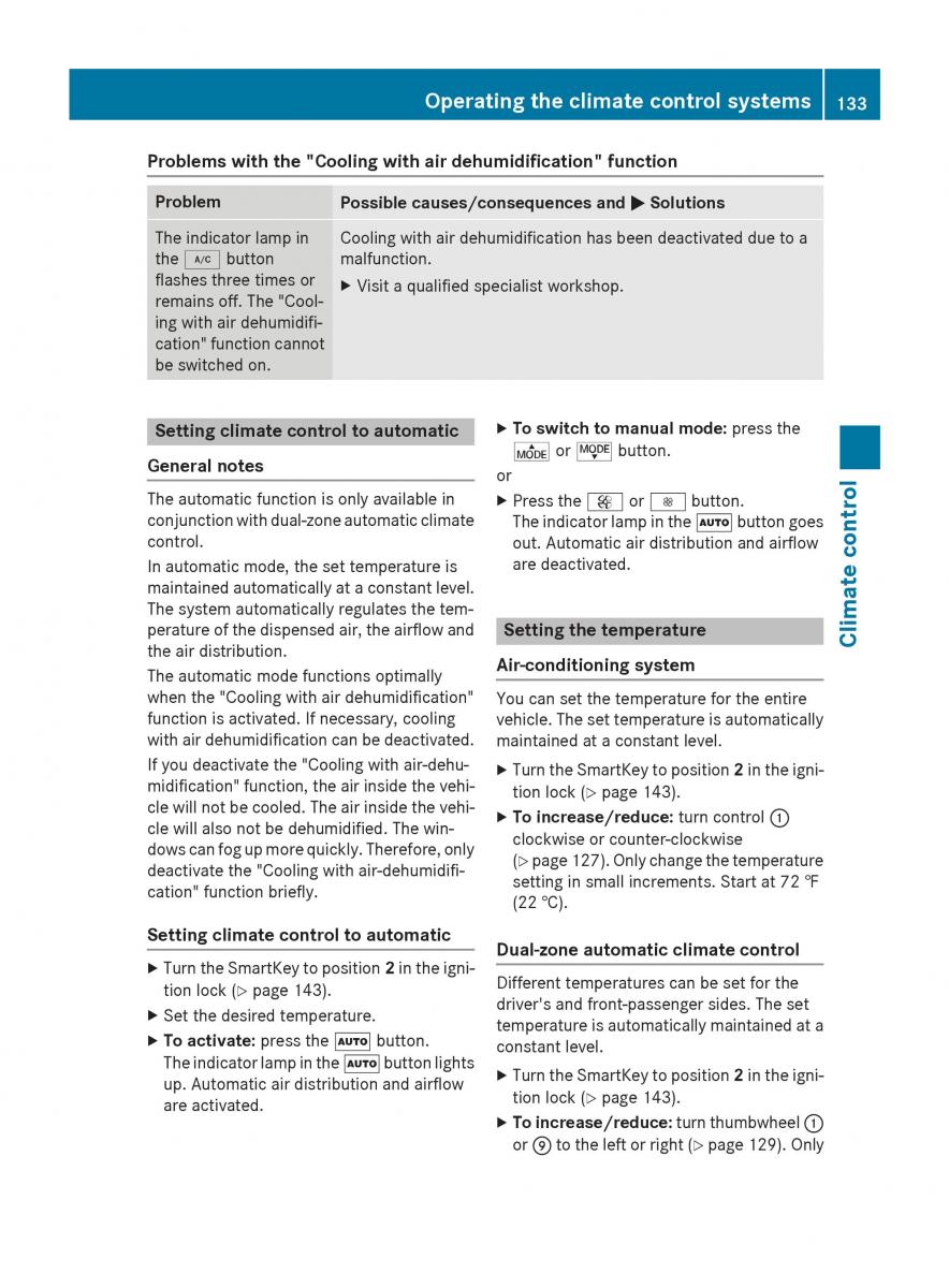 Mercedes GLA W212 X156 owners manual / page 135