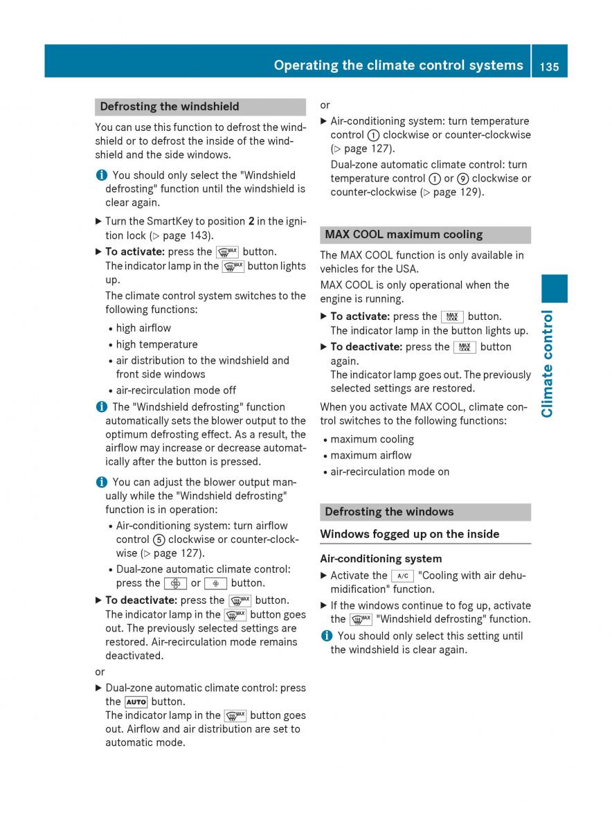 Mercedes GLA W212 X156 owners manual / page 137