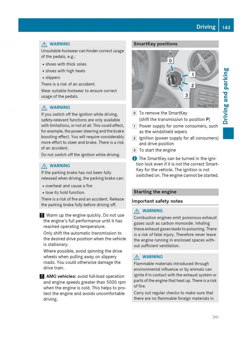 Mercedes GLA W212 X156 owners manual / page 145