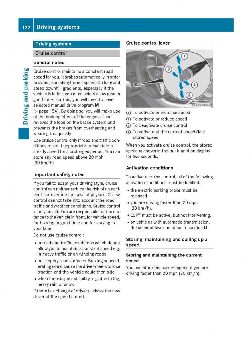 Mercedes GLA W212 X156 owners manual / page 174