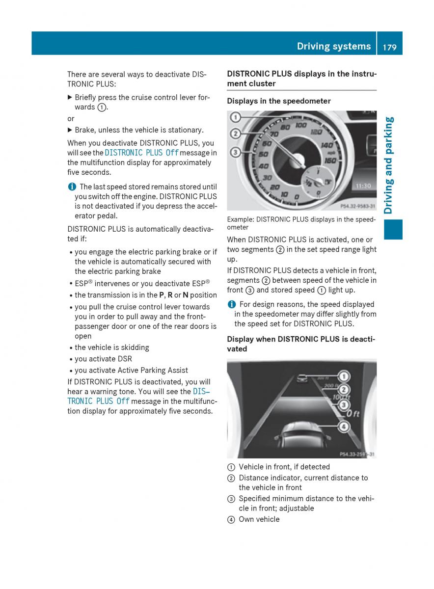 Mercedes GLA W212 X156 owners manual / page 181