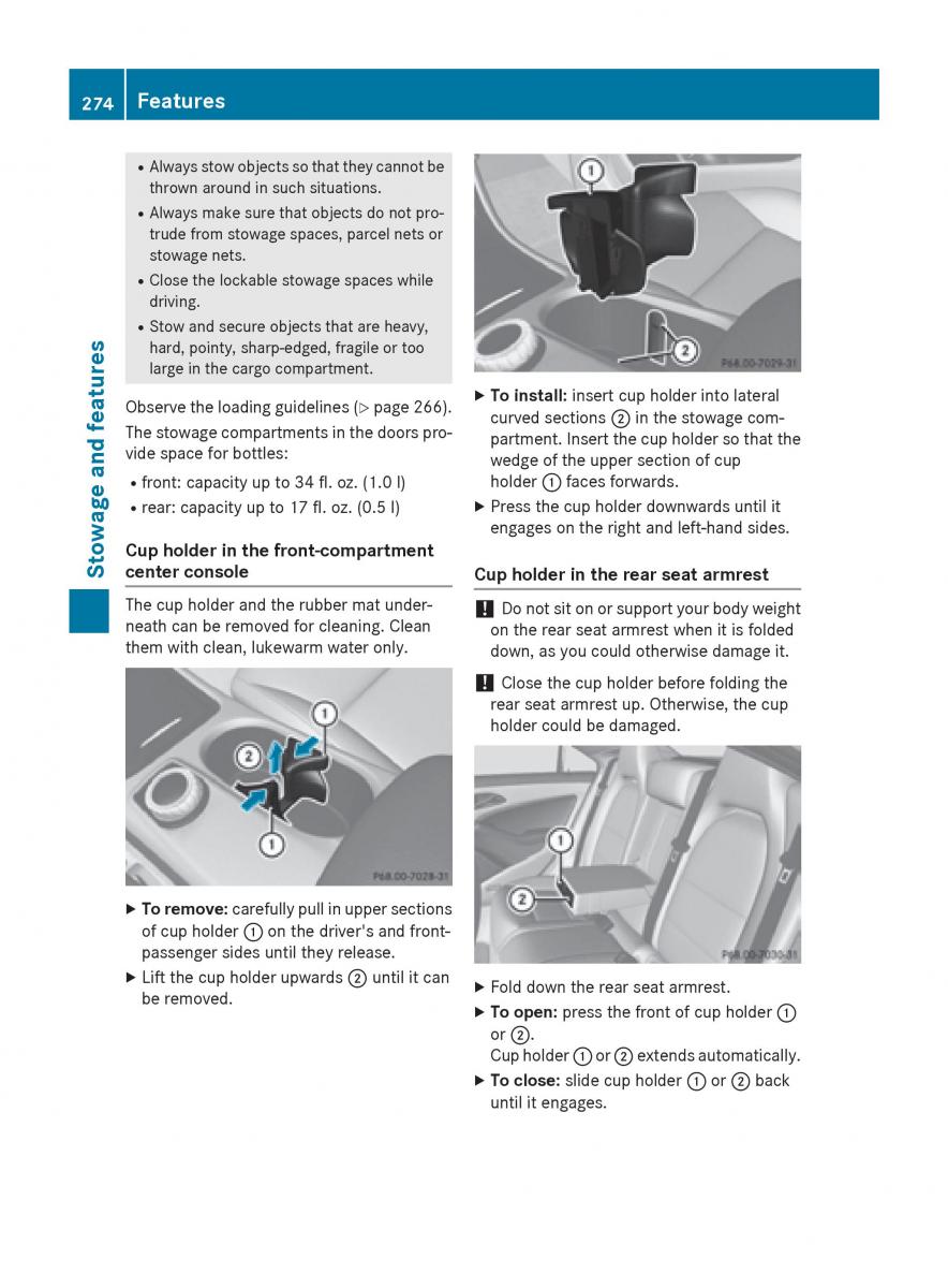 Mercedes GLA W212 X156 owners manual / page 276