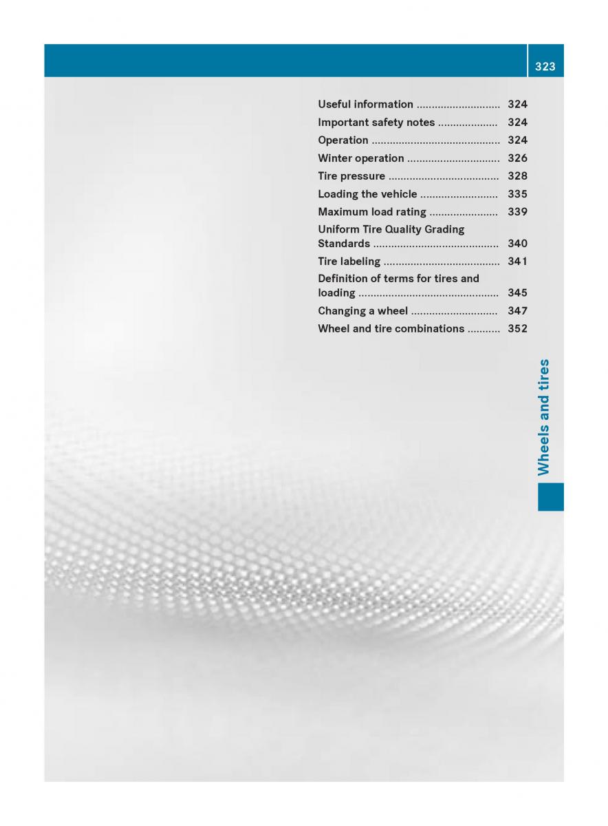 Mercedes GLA W212 X156 owners manual / page 325