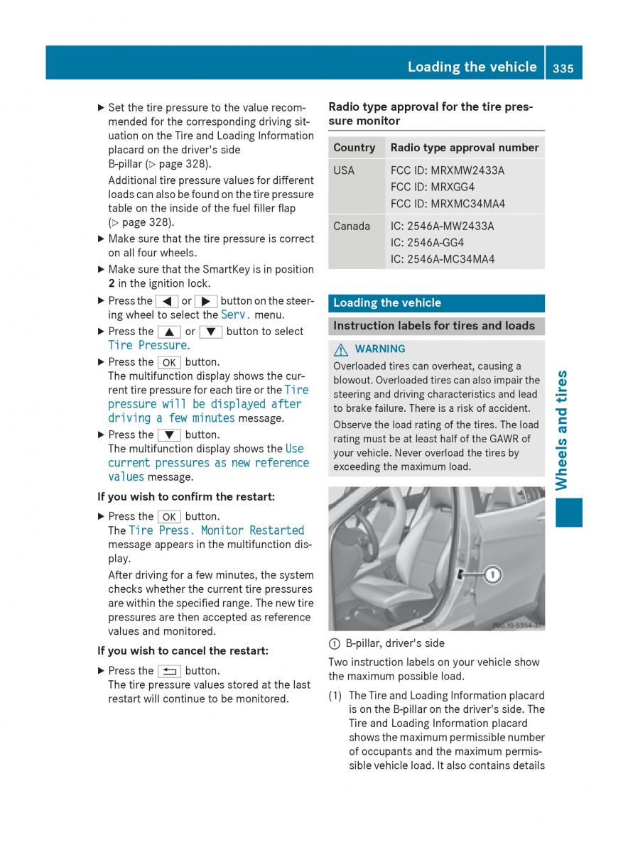 Mercedes GLA W212 X156 owners manual / page 337