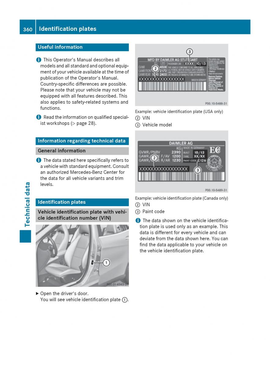 Mercedes GLA W212 X156 owners manual / page 362