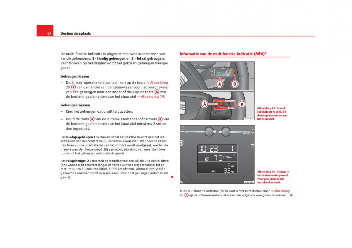 Seat Leon III 3 handleiding / page 67