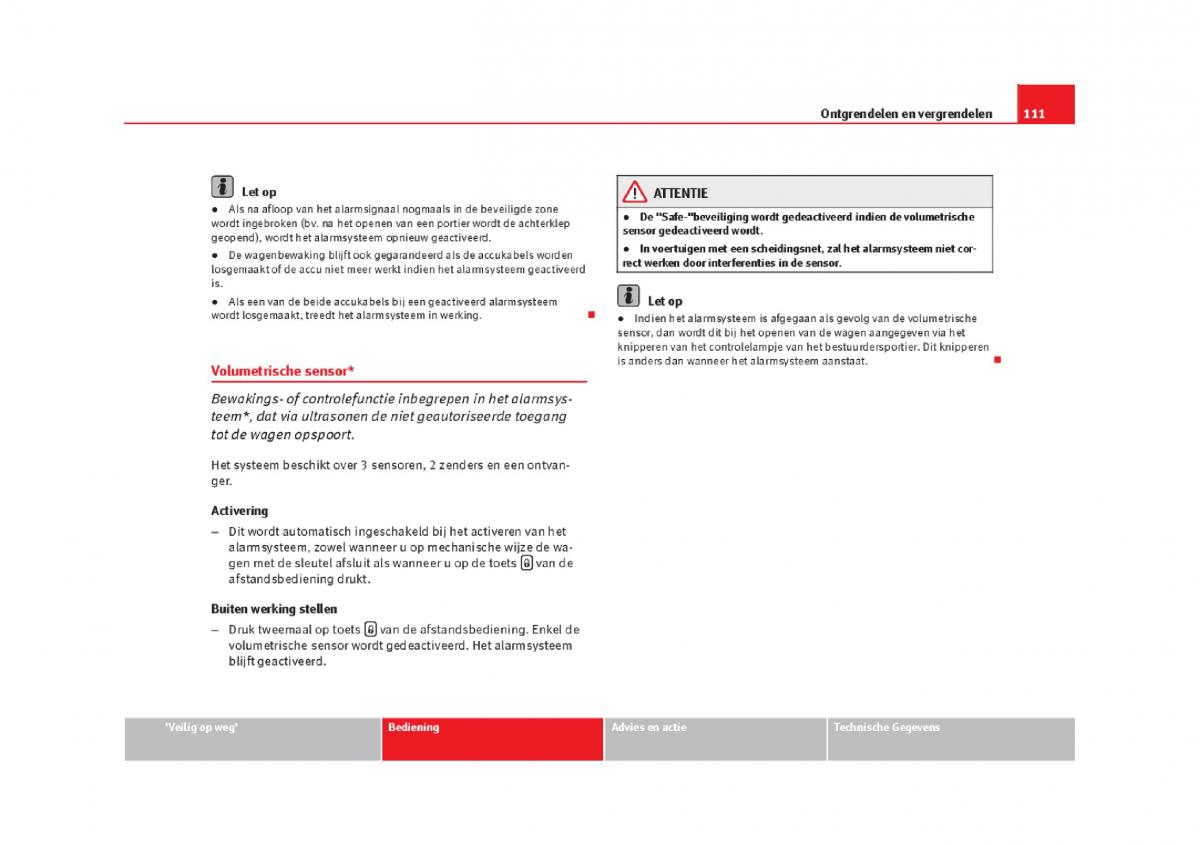 Seat Leon III 3 handleiding / page 114