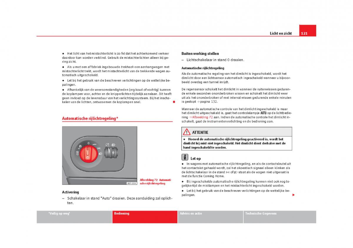 Seat Leon III 3 handleiding / page 124