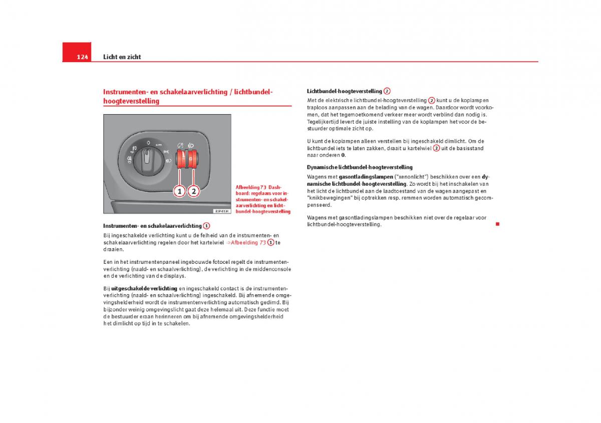 Seat Leon III 3 handleiding / page 127