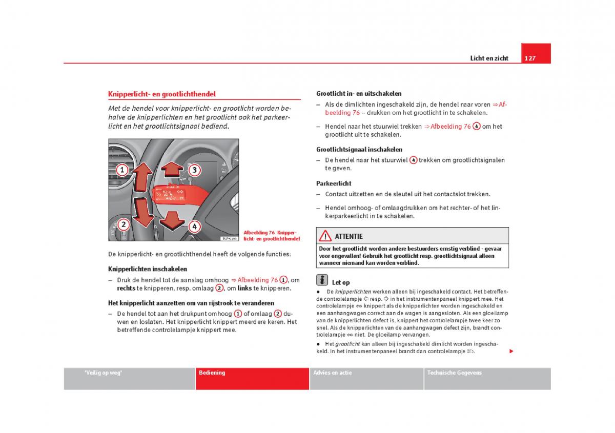 Seat Leon III 3 handleiding / page 130