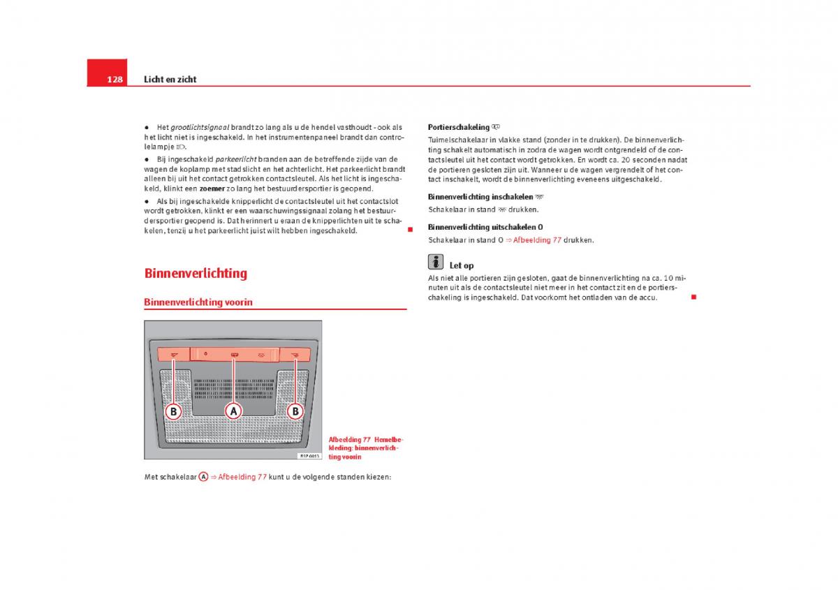 Seat Leon III 3 handleiding / page 131