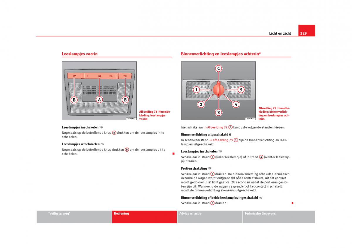 Seat Leon III 3 handleiding / page 132