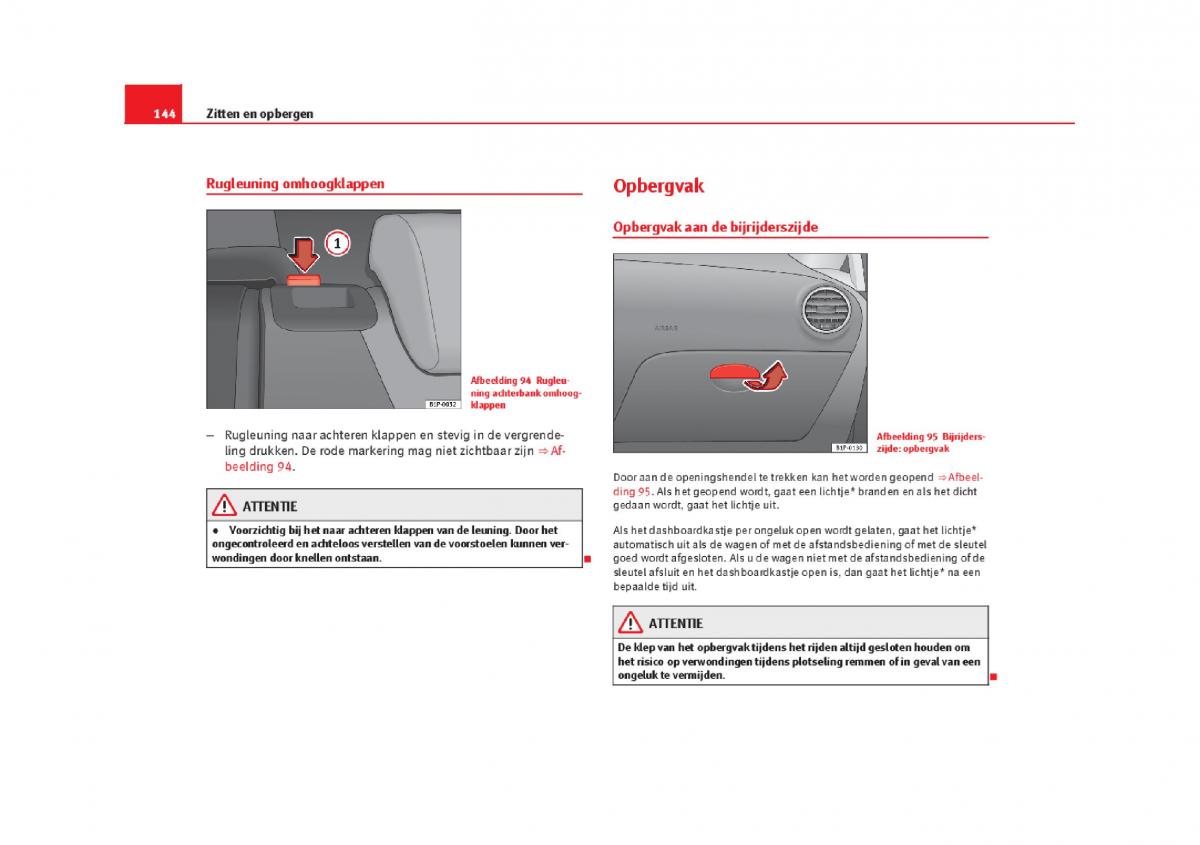 Seat Leon III 3 handleiding / page 147