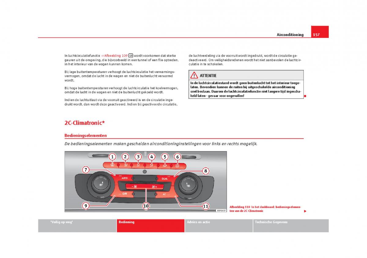 Seat Leon III 3 handleiding / page 160