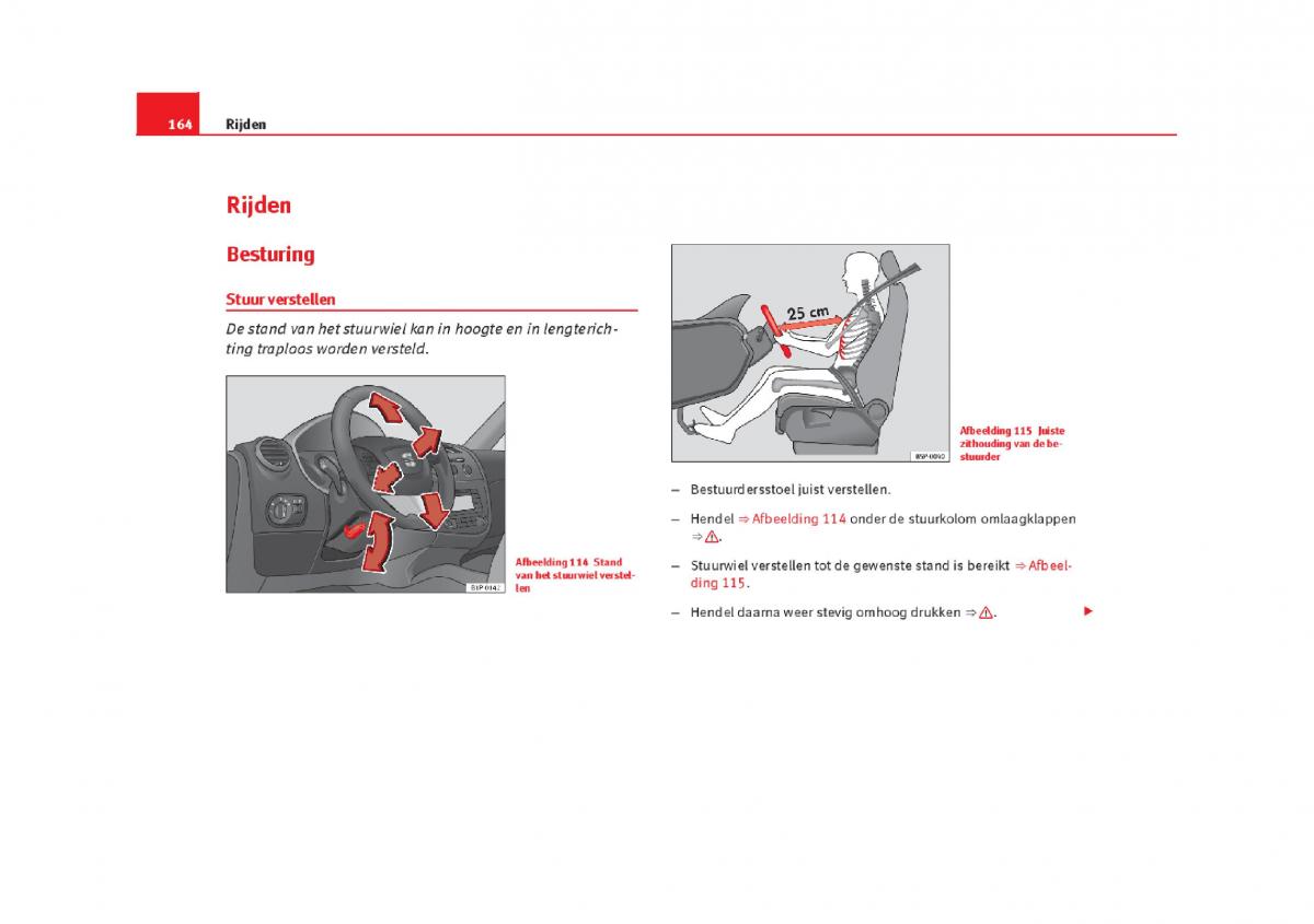 Seat Leon III 3 handleiding / page 167