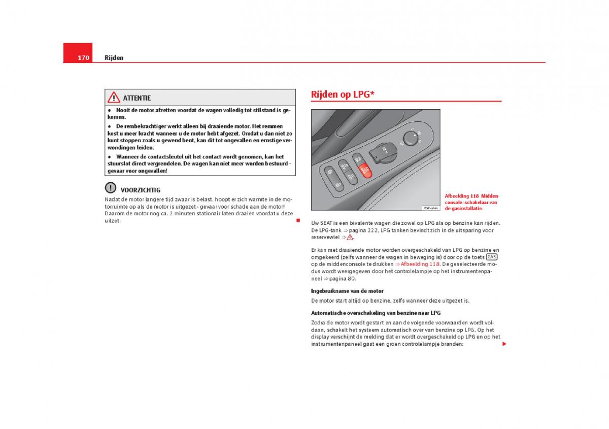 Seat Leon III 3 handleiding / page 173