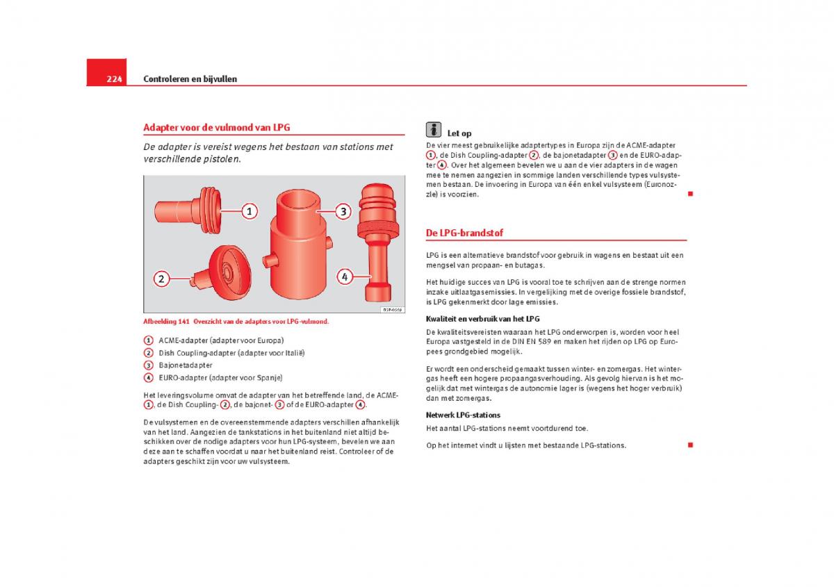 Seat Leon III 3 handleiding / page 227