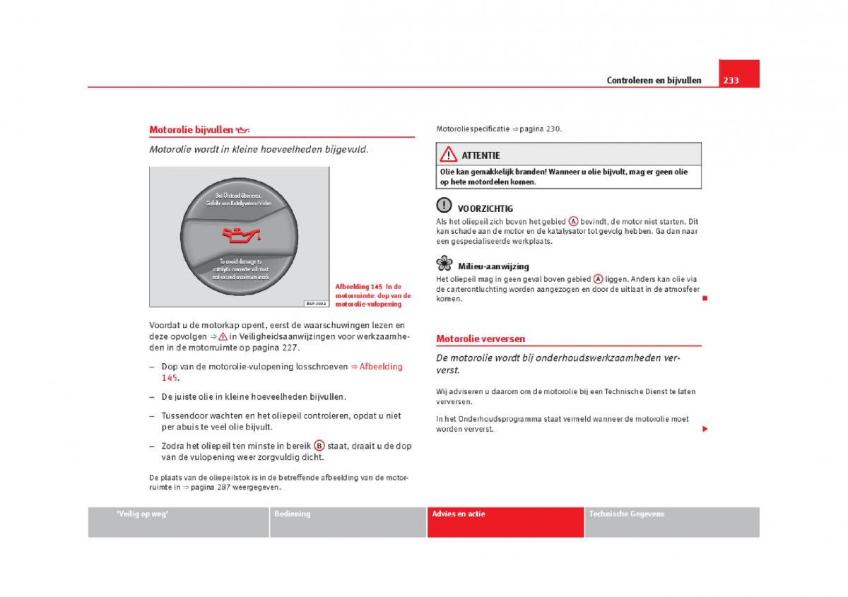 Seat Leon III 3 handleiding / page 236