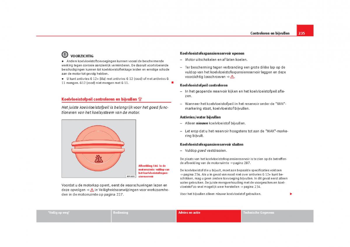 Seat Leon III 3 handleiding / page 238