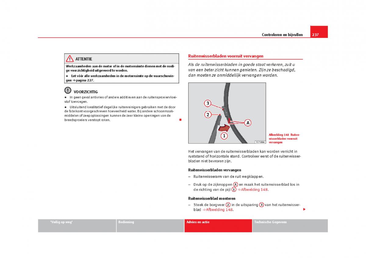 Seat Leon III 3 handleiding / page 240