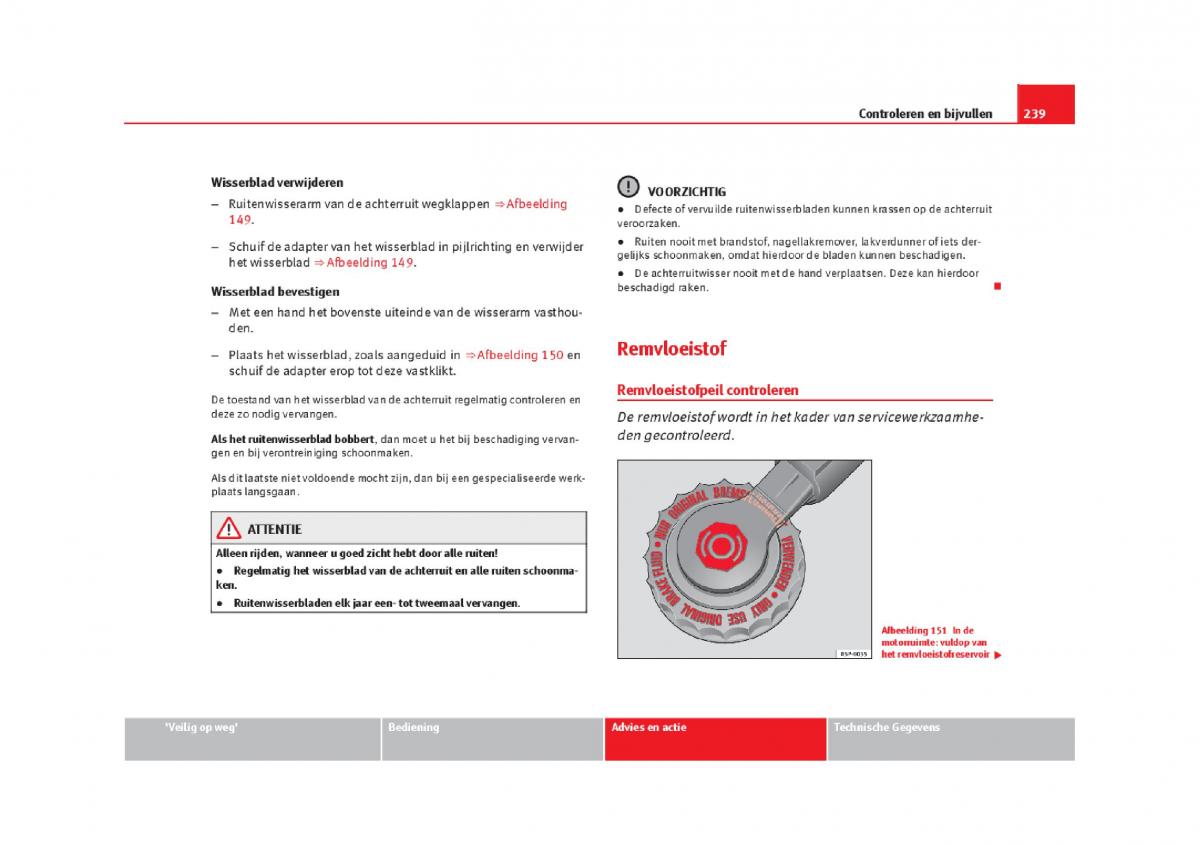 Seat Leon III 3 handleiding / page 242