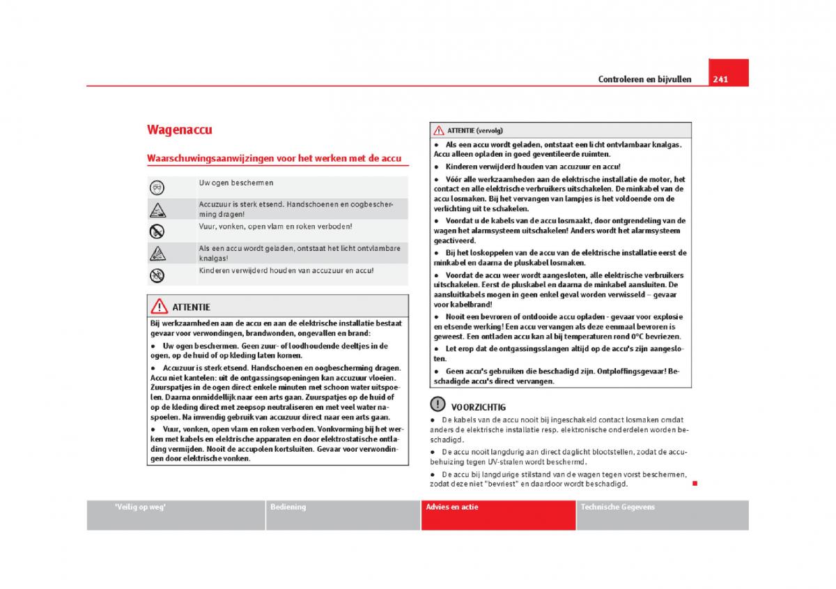 Seat Leon III 3 handleiding / page 244