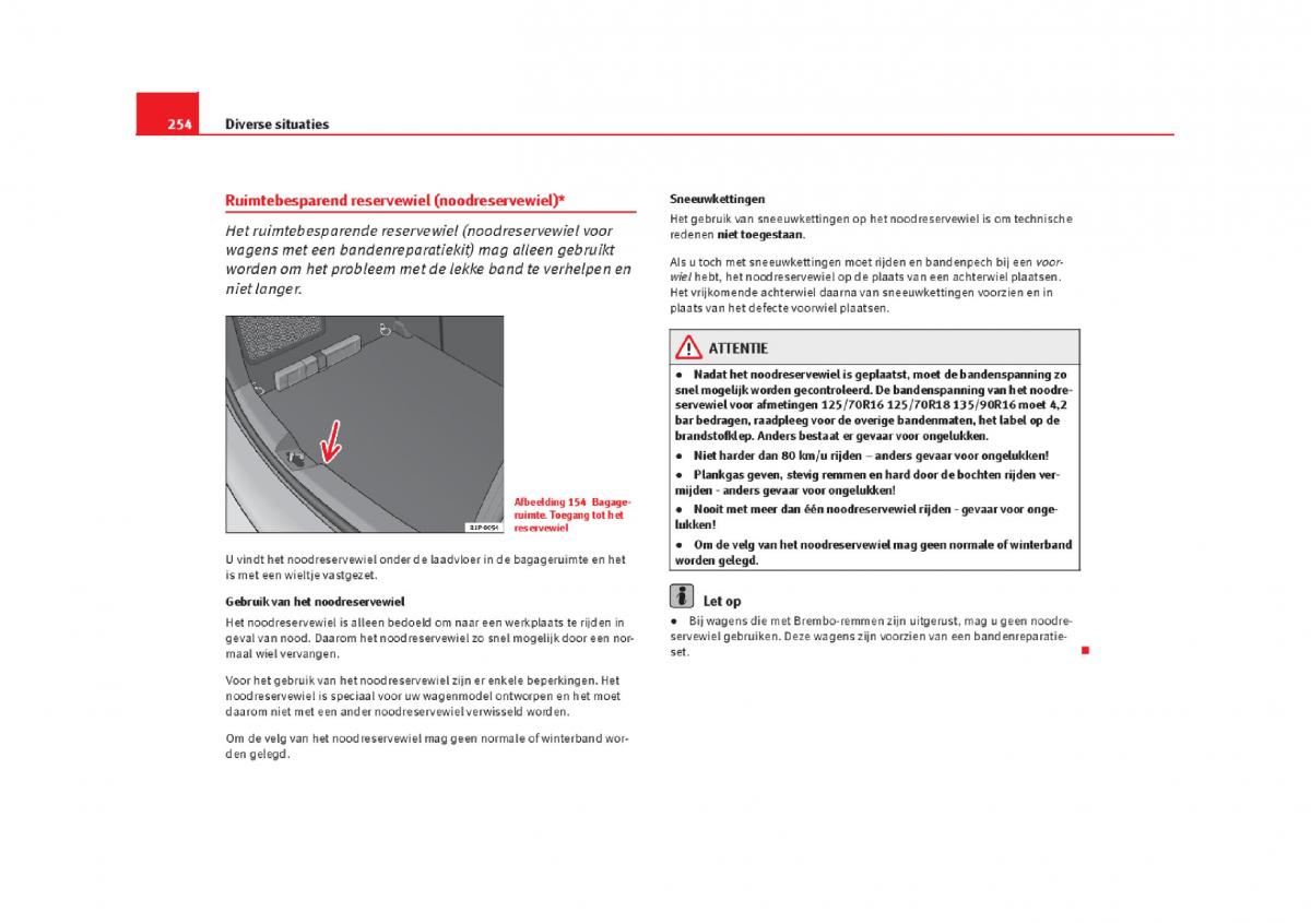 Seat Leon III 3 handleiding / page 257