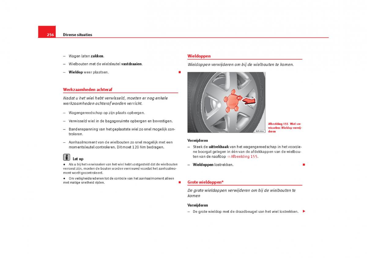 Seat Leon III 3 handleiding / page 259