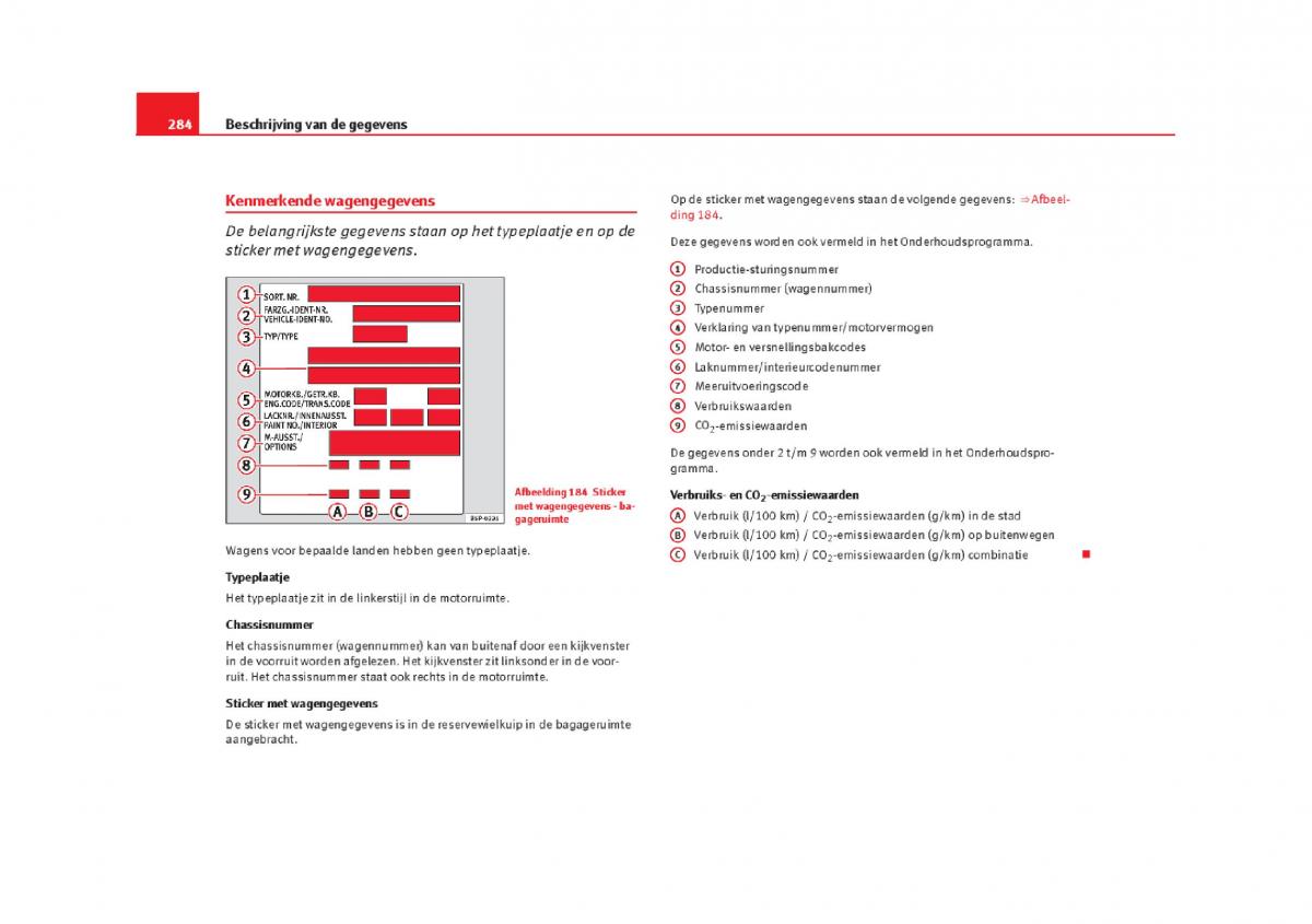 Seat Leon III 3 handleiding / page 287