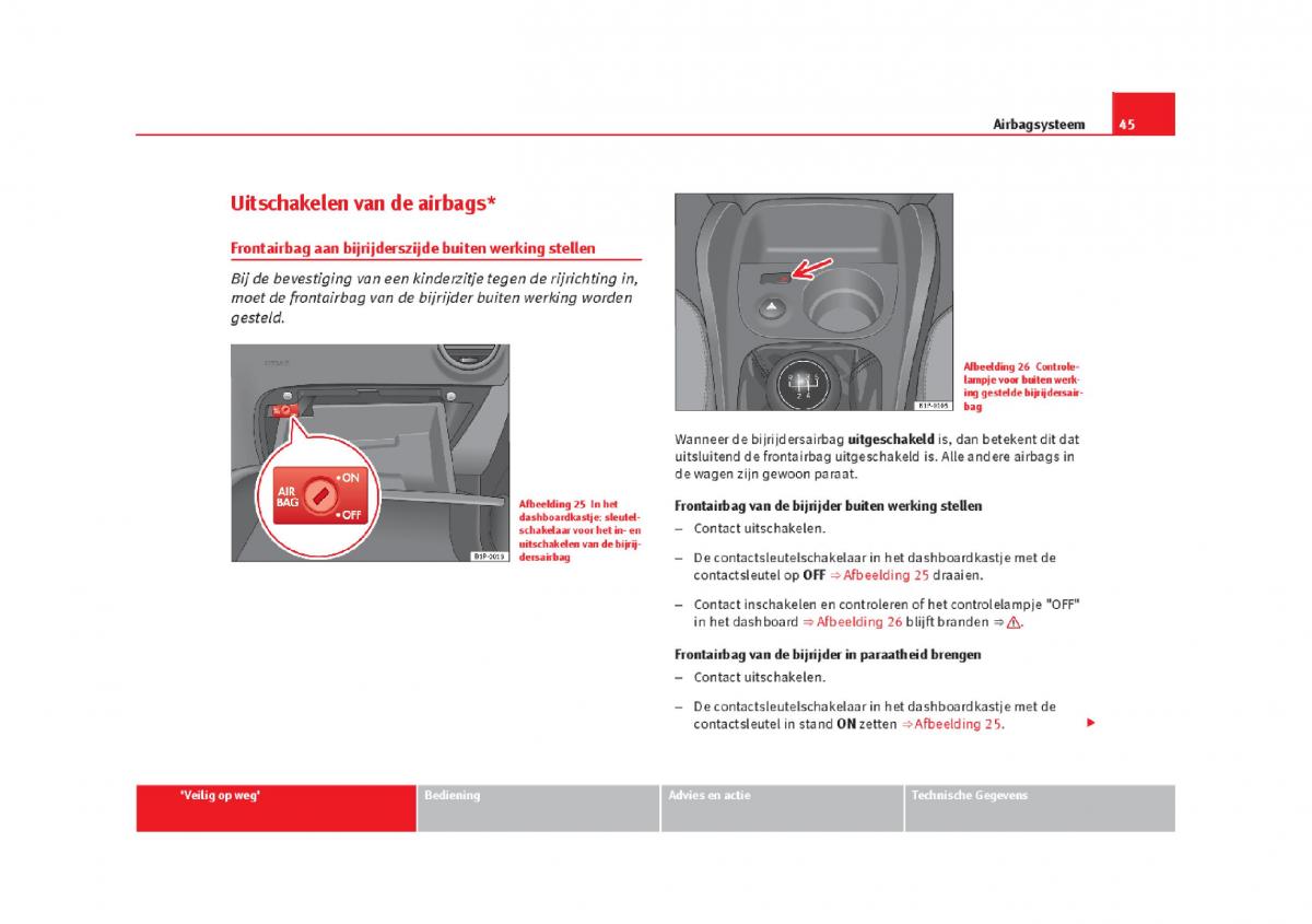 Seat Leon III 3 handleiding / page 48