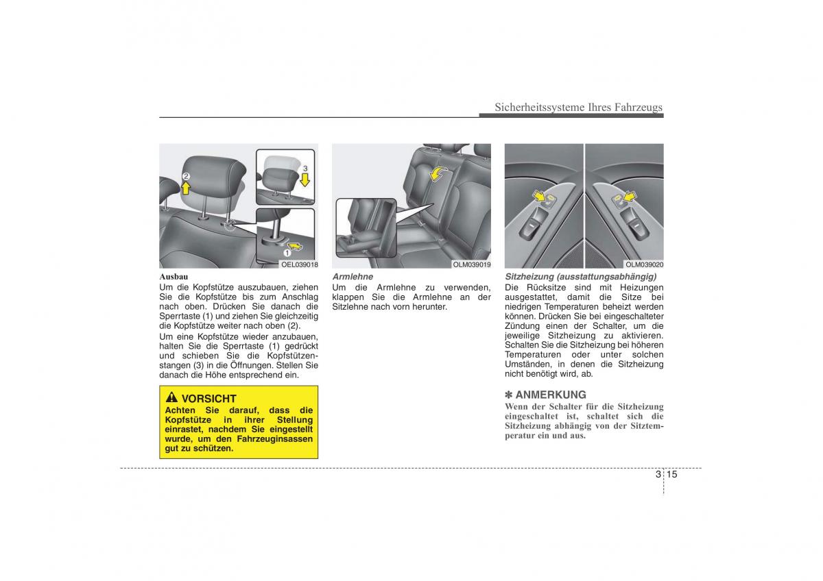 Hyundai ix35 Tucson II 2 Handbuch / page 36