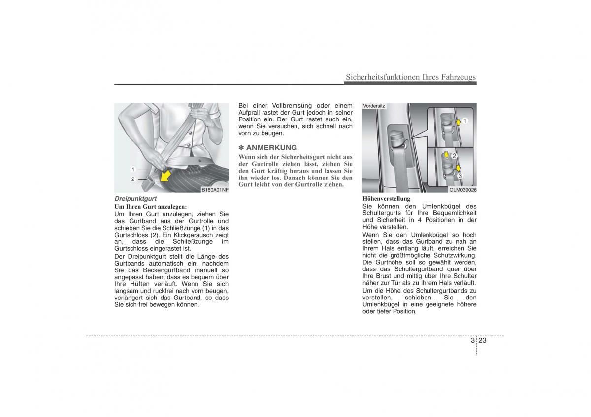 Hyundai ix35 Tucson II 2 Handbuch / page 44