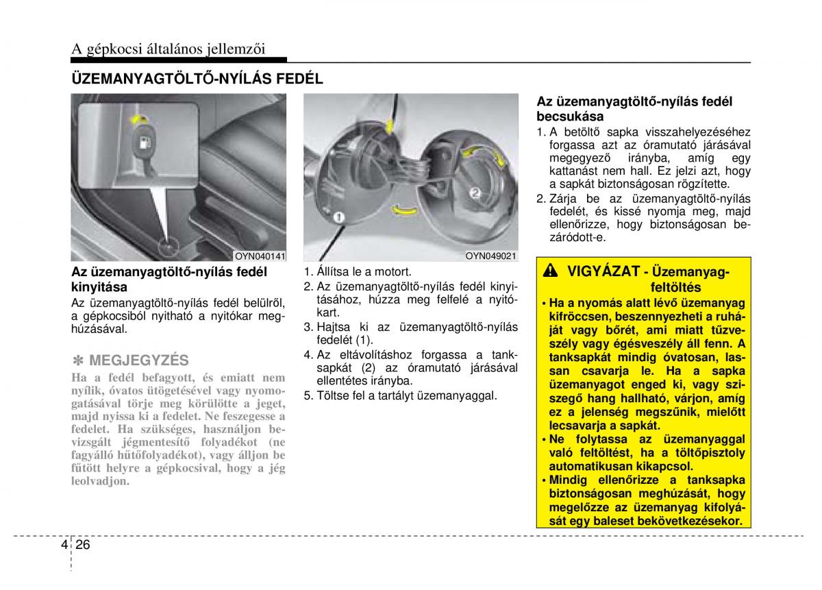 Hyundai ix20 Kezelesi utmutato / page 108