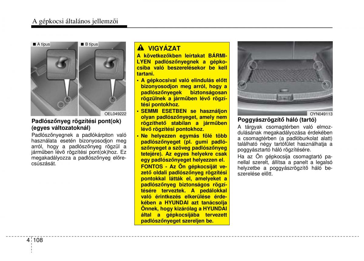 Hyundai ix20 Kezelesi utmutato / page 190