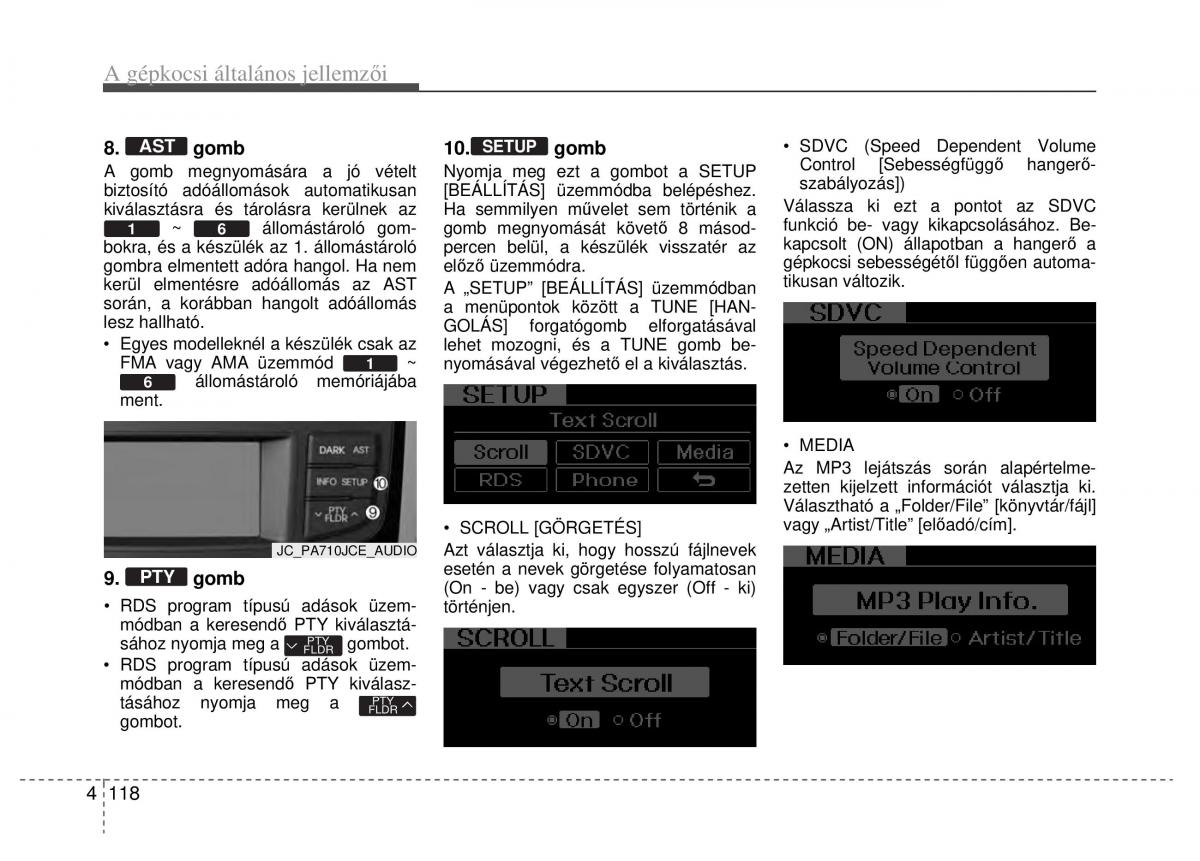 Hyundai ix20 Kezelesi utmutato / page 200