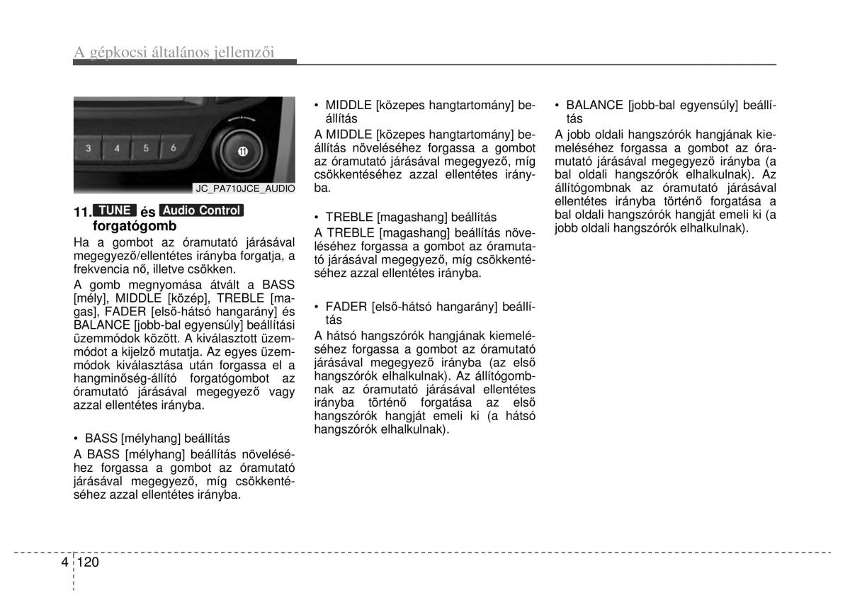 Hyundai ix20 Kezelesi utmutato / page 202