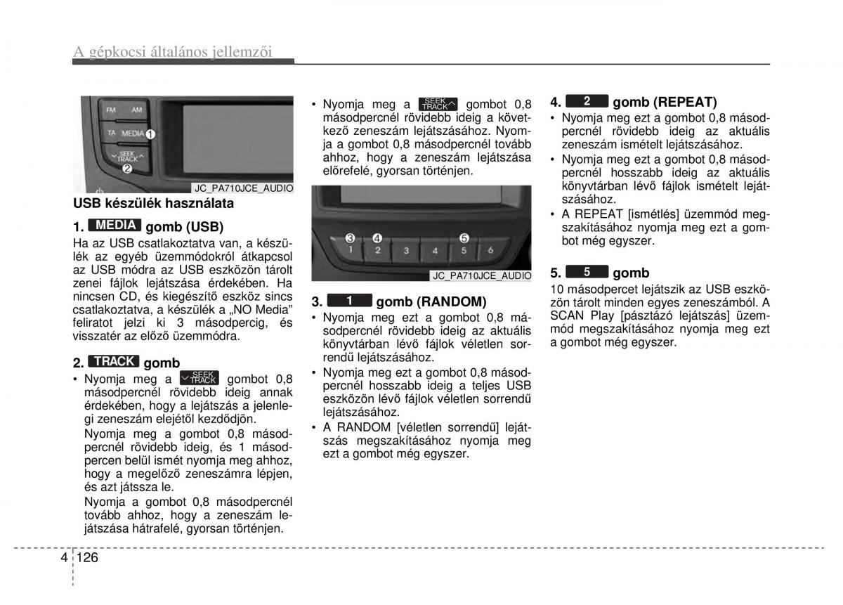 Hyundai ix20 Kezelesi utmutato / page 208