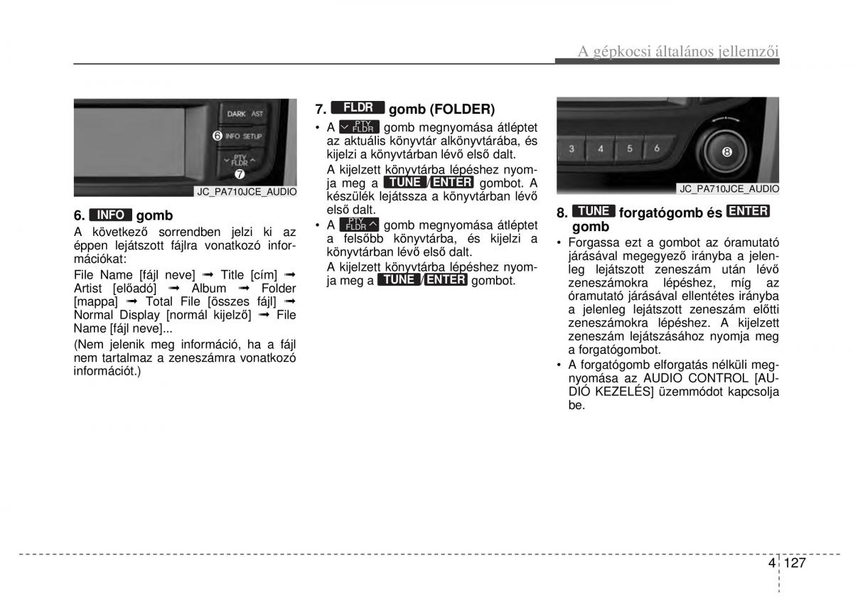 Hyundai ix20 Kezelesi utmutato / page 209