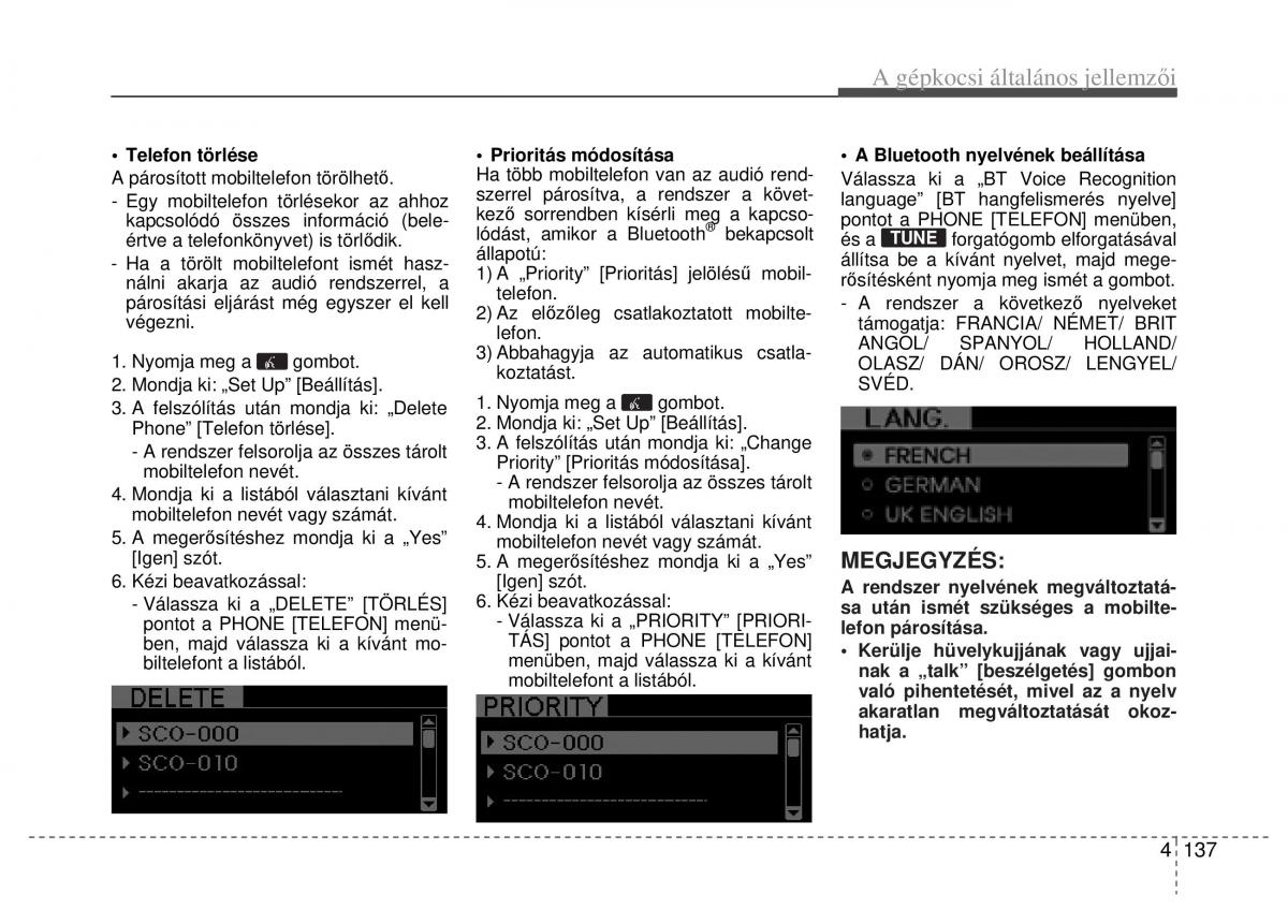 Hyundai ix20 Kezelesi utmutato / page 219